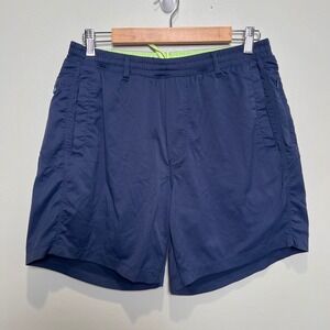 Birddogs Gym Shorts Mens Large Navy Blue Lined Athletic Pockets EUC *RUNS SMALL*